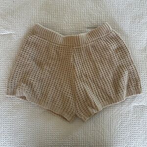 knit shorts